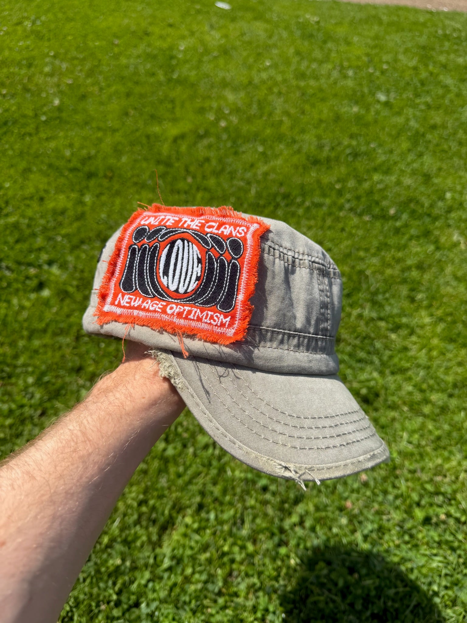 Unite The Clans Hat - Khaki + Orange