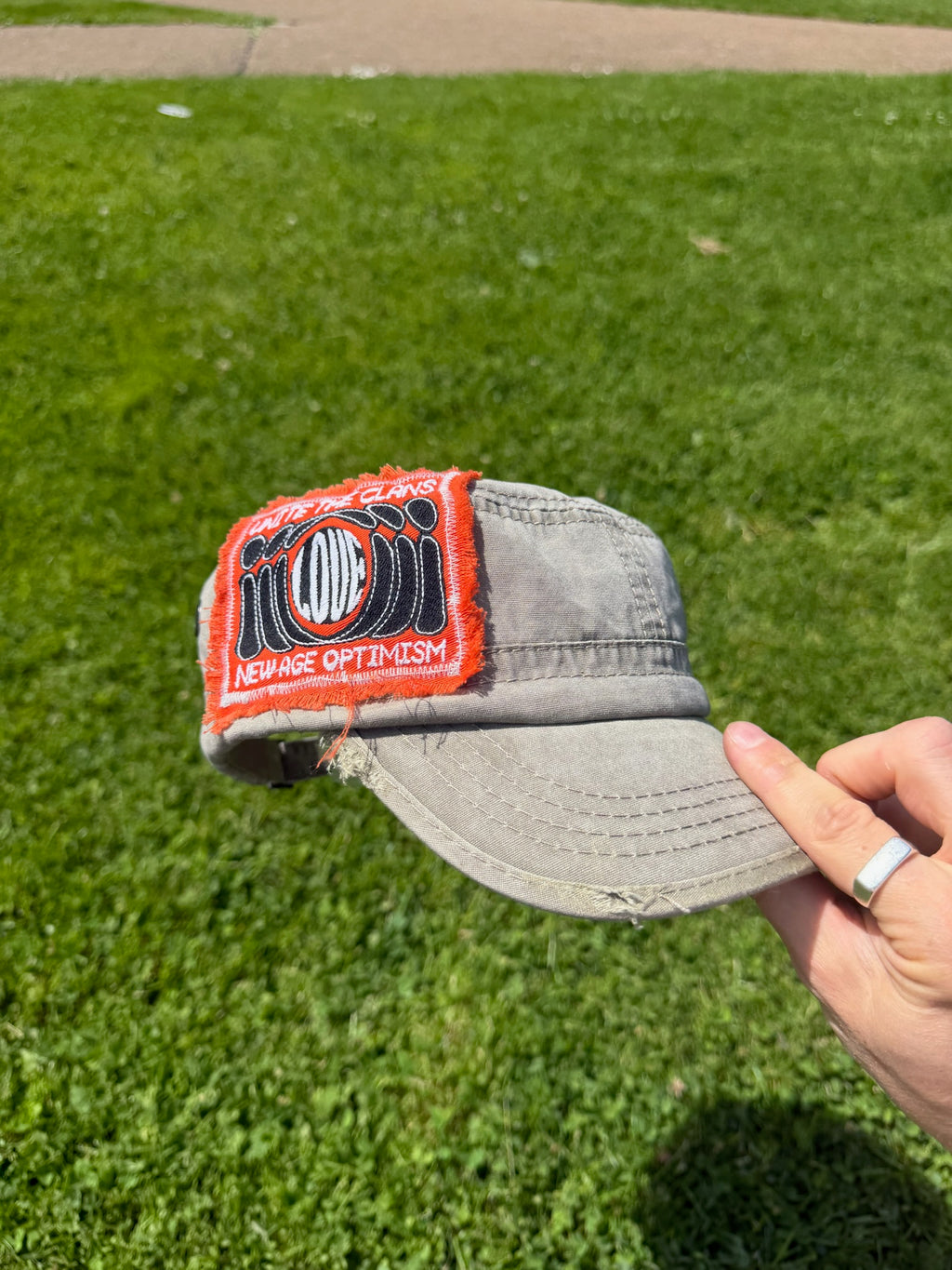 Unite The Clans Hat - Khaki + Orange