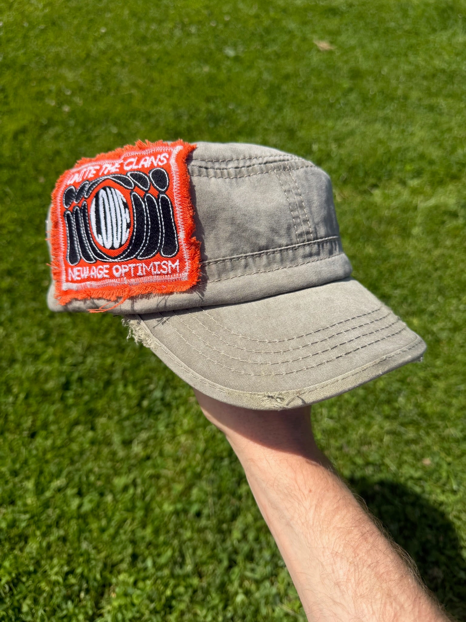 Unite The Clans Hat - Khaki + Orange