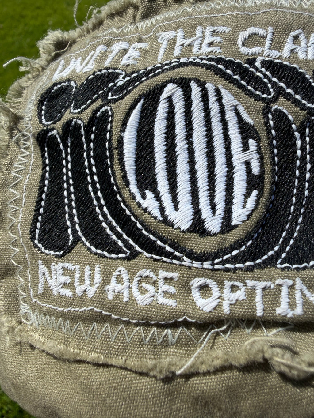 Unite The Clans Hat - Khaki Contrast Stitch