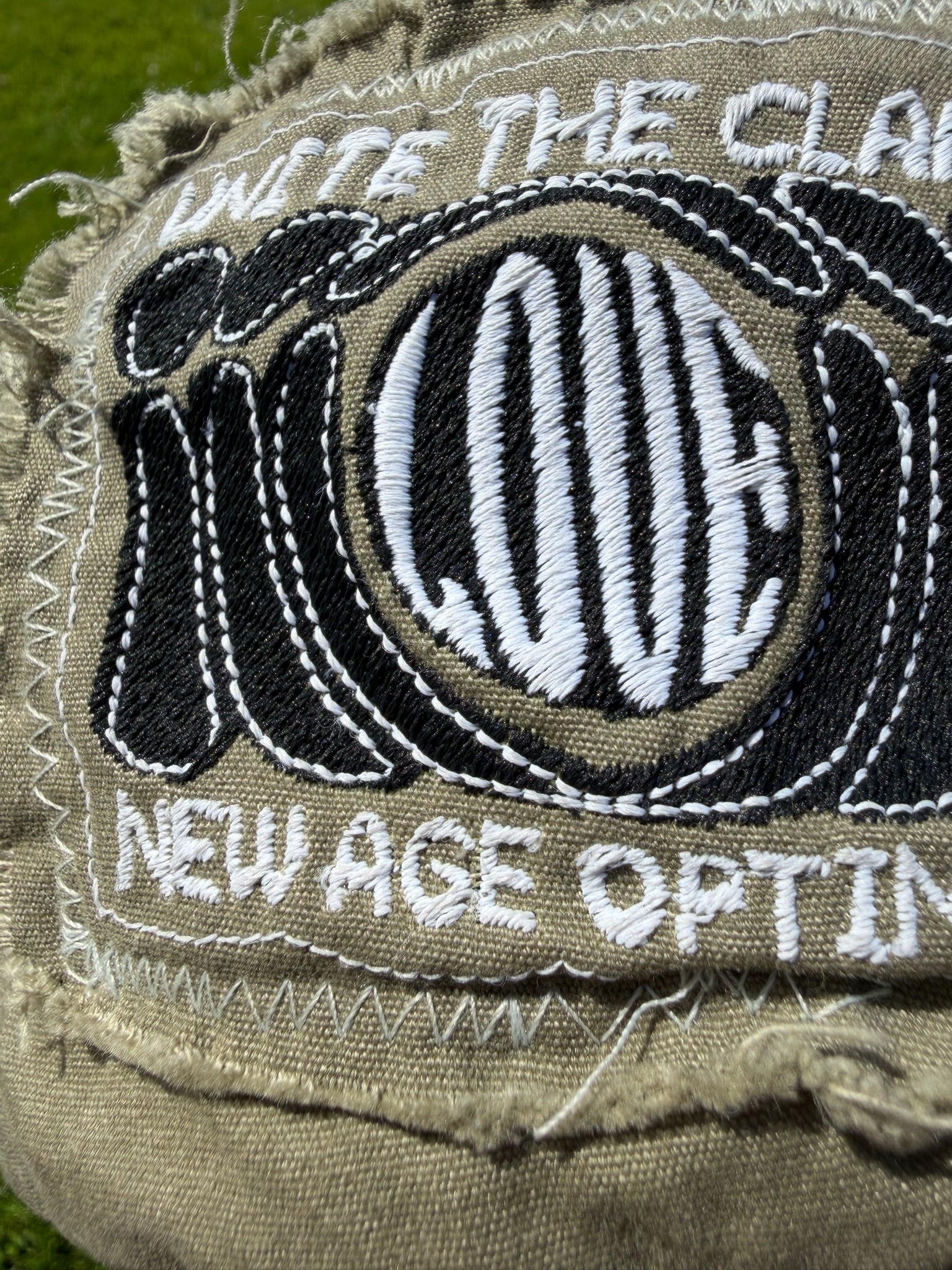 Unite The Clans Hat - Khaki Contrast Stitch