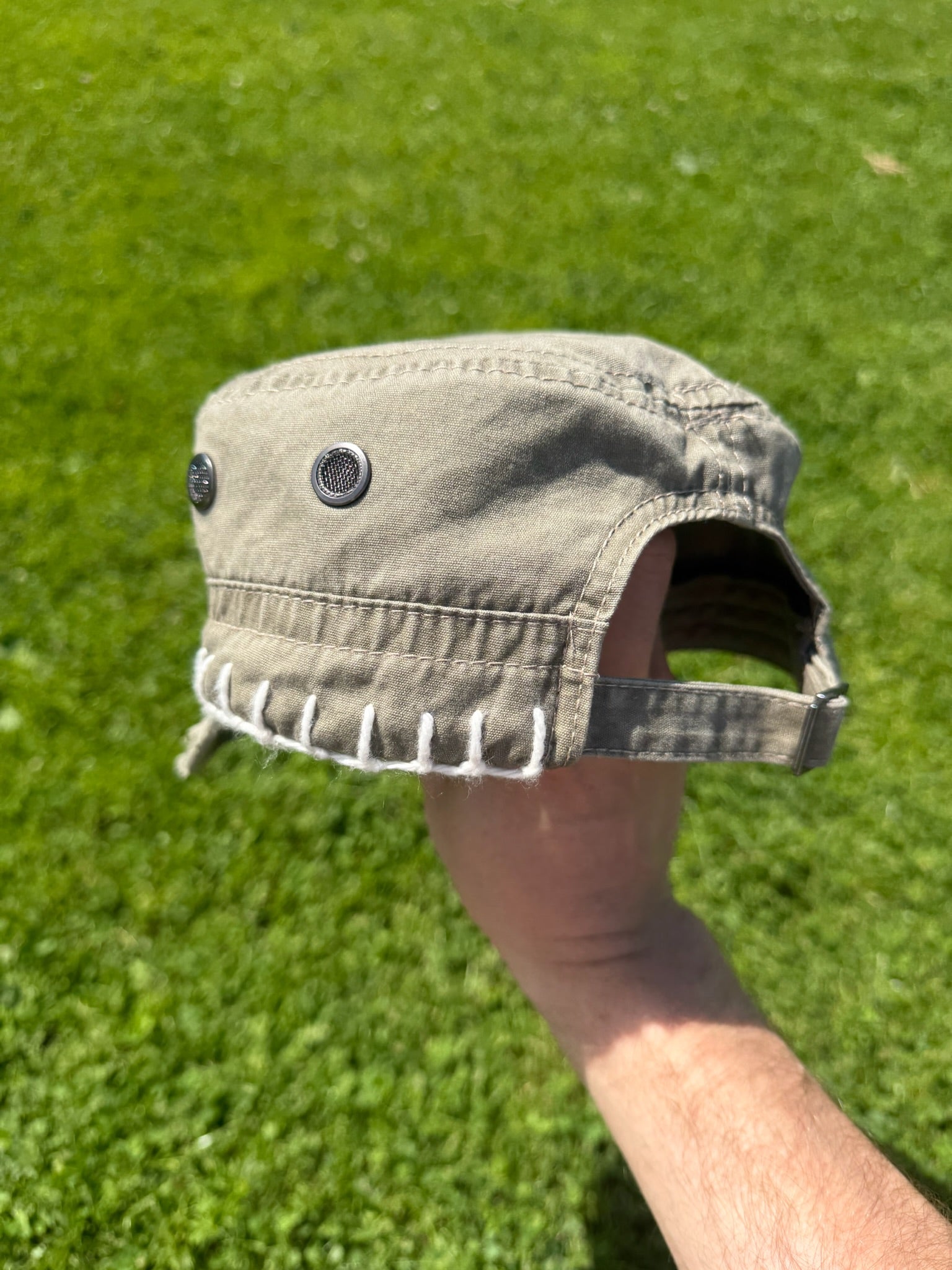 Unite The Clans Hat - Khaki Contrast Stitch