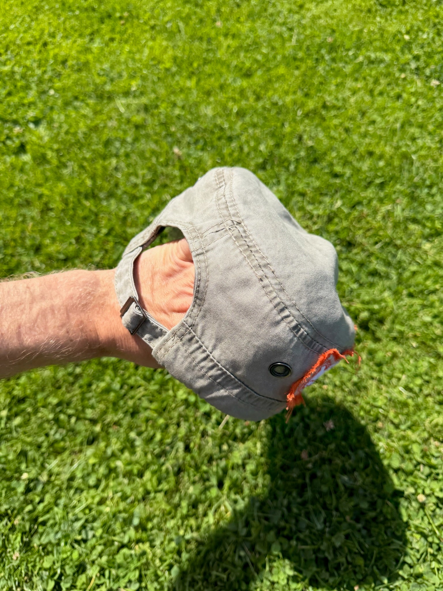 New Age Hat - Khaki + Orange