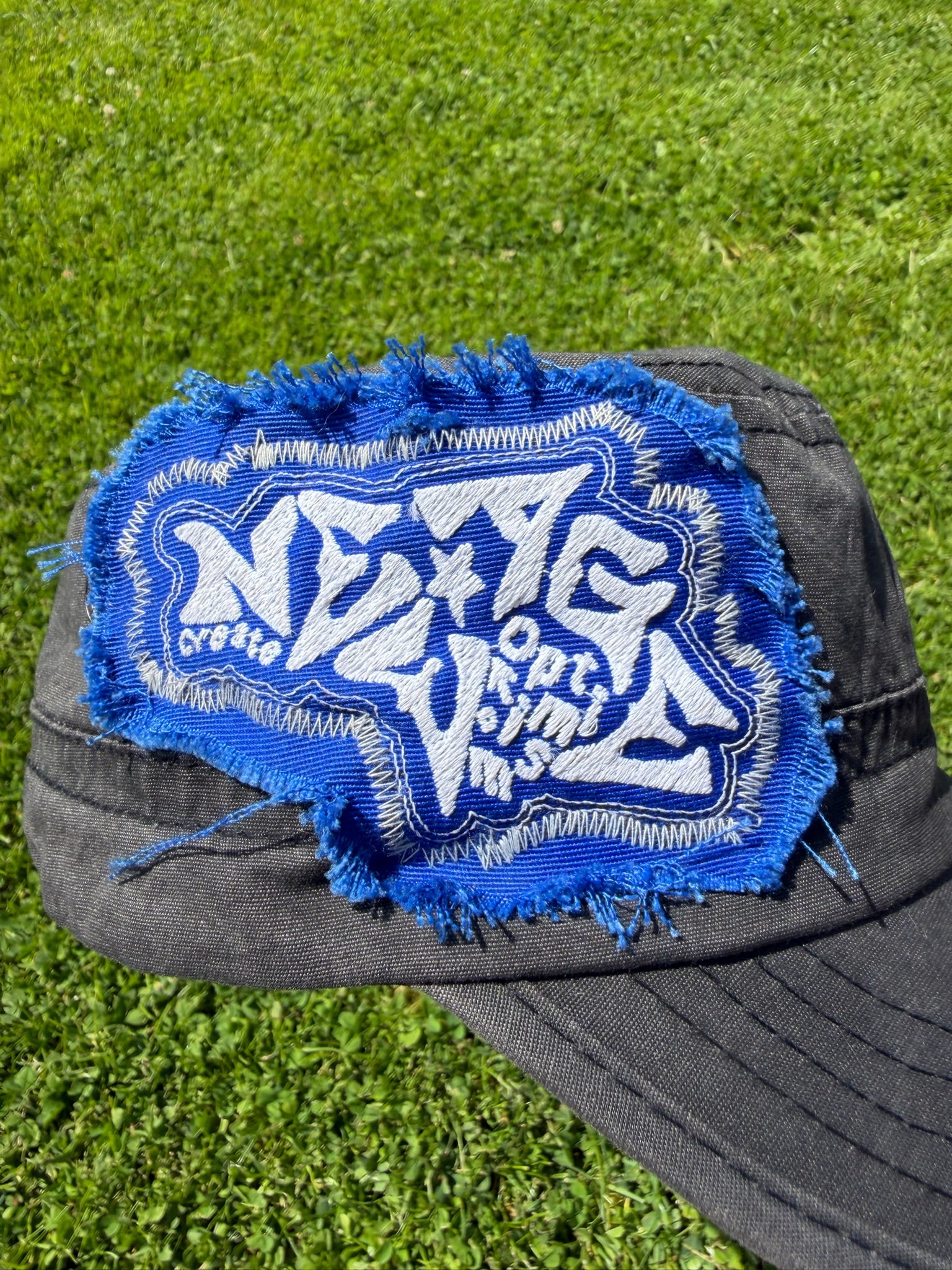 New Age Hat - Black + Blue