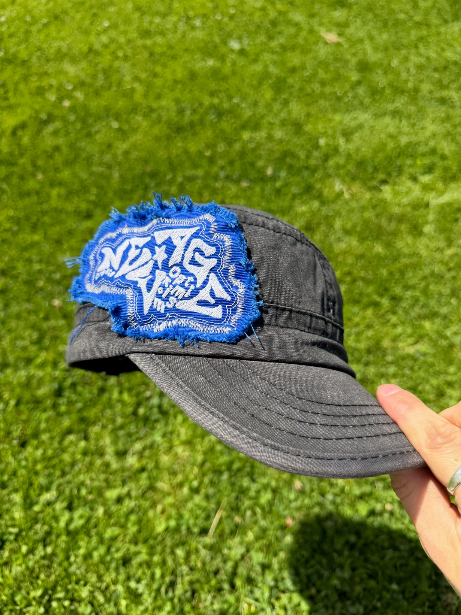 New Age Hat - Black + Blue