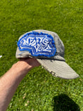 New Age Hat - Khaki + Blue